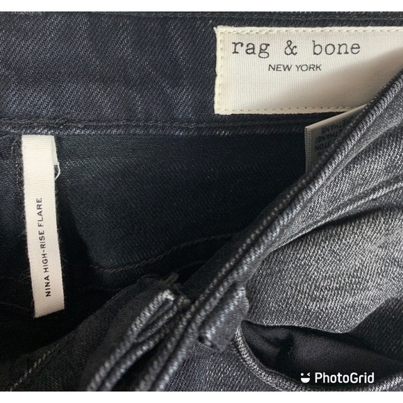NWT RAG & BONE Nina High Rise Flare Sz 23 $225! - Picture 13 of 13